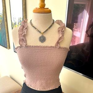 Aerie crop tank top.